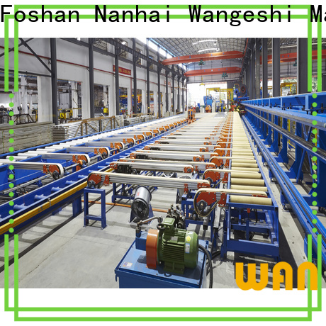 Wangeshi aluminum extrusion equipment for aluminum profile handling