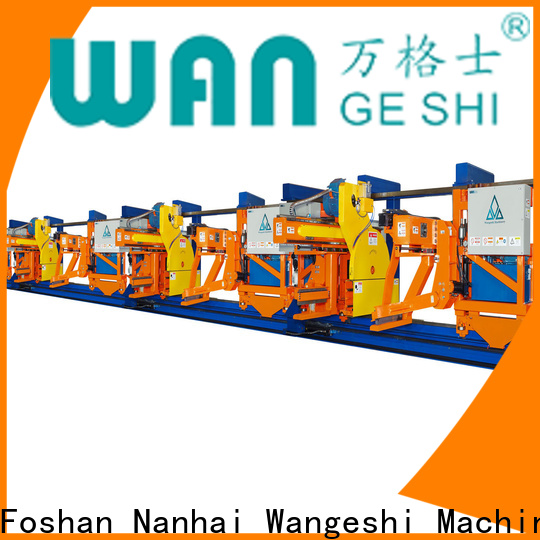 Wangeshi aluminium extrusion equipment manufacturers for pulling and sawing aluminum profiles