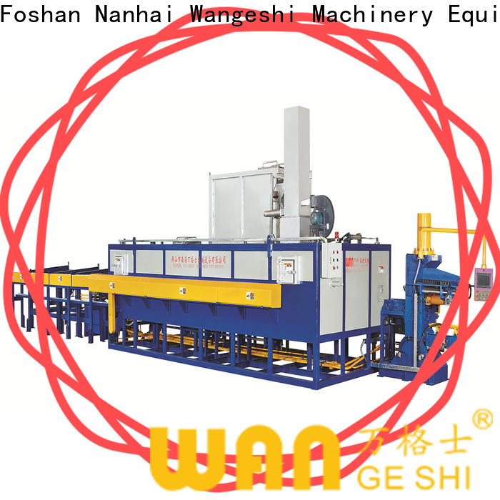 Wangeshi Custom billet heating furnace cost for for preheating individual aluminum billet