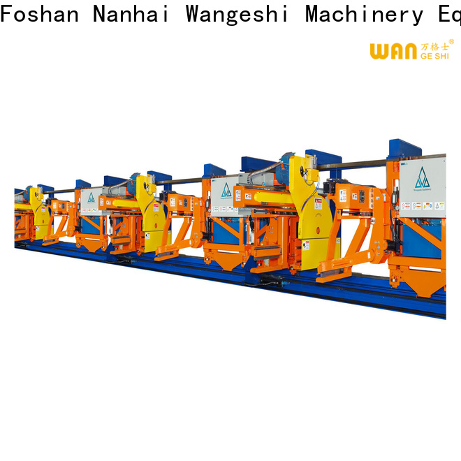 Wangeshi Professional aluminium extrusion equipment supply for traction aluminum profiles moving