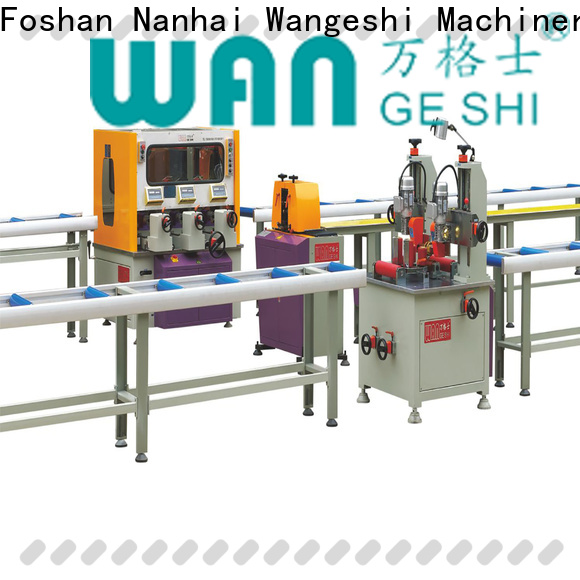 Wangeshi aluminium profile machine manufacturers for making thermal break profile
