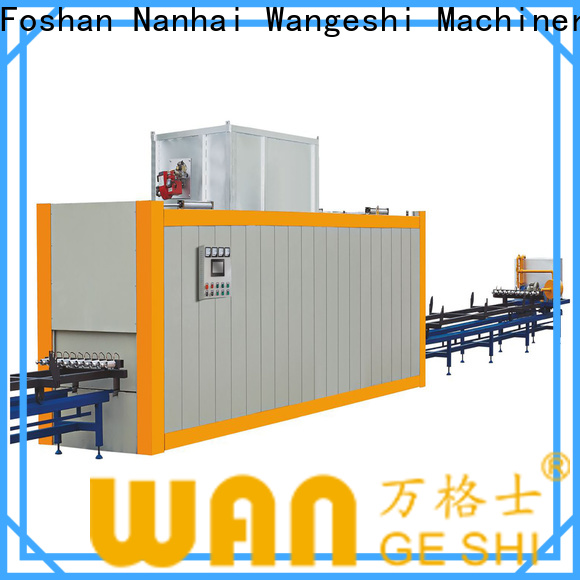 Wangeshi aluminum profile machine cost for transfering wood grain on surface of aluminum