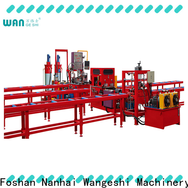 Wangeshi Latest pouring machine company for alumium profile processing