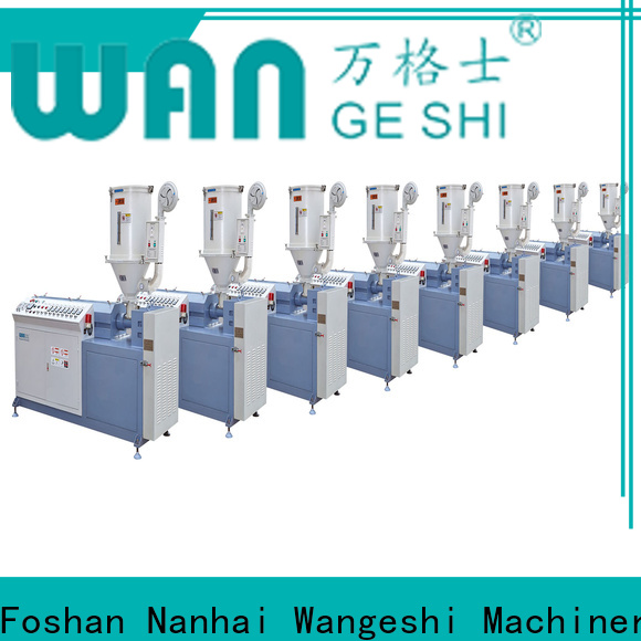 Wangeshi extrusion line suppliers for PA66 nylong strip production