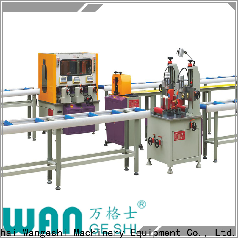 Wangeshi Top thermal break assembly machine for sale for making thermal break profile