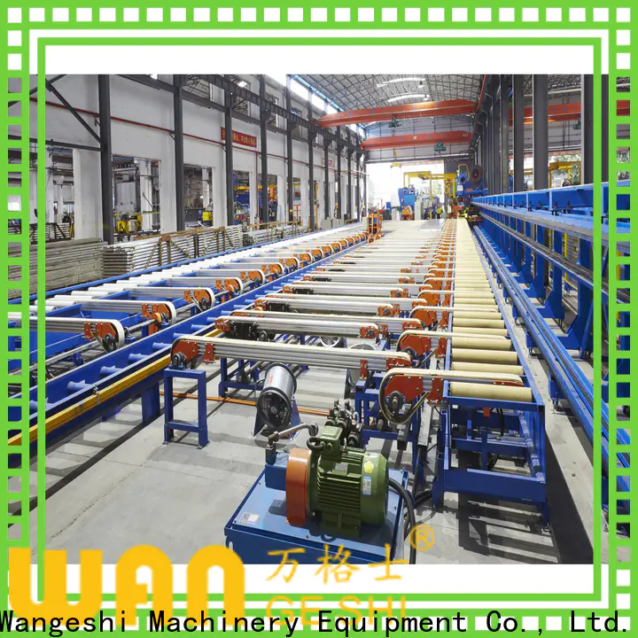 Wangeshi aluminium extrusion machines factory for aluminum profile handling