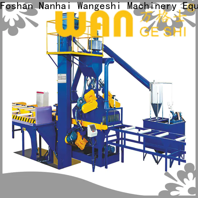 Wangeshi sandblasting equipment cost for surface finishing