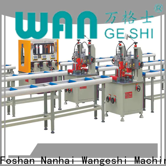 Wangeshi Best aluminium profile machine cost for making thermal break profile