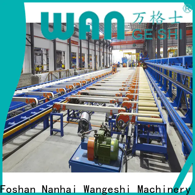 Wangeshi New aluminium extrusion machines for aluminum profile handling