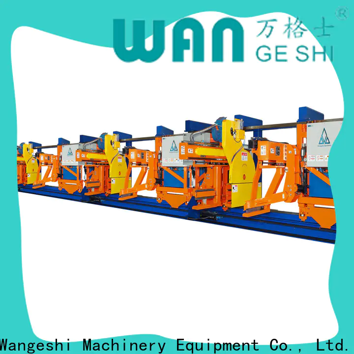 Wangeshi Best aluminum extrusion equipment cost for pulling and sawing aluminum profiles