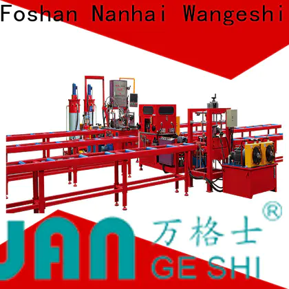 Wangeshi New pouring machine for sale for alumium profile processing