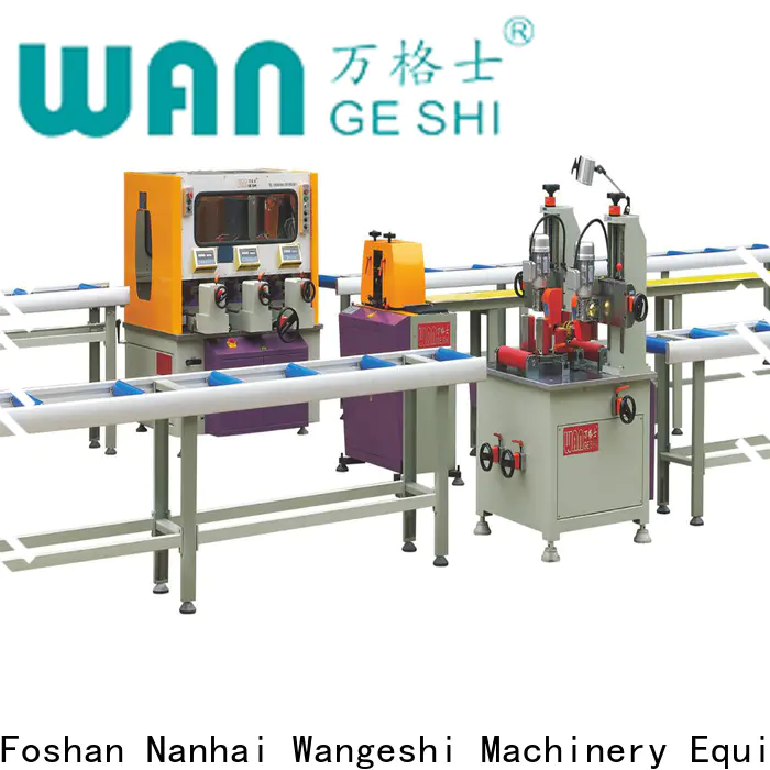 Wangeshi Durable aluminium profile machine price for making thermal break profile