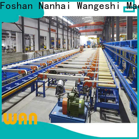 Wangeshi High efficiency handling table factory for aluminum profile