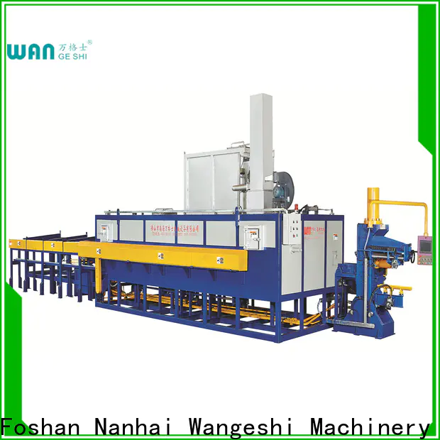 Wangeshi Best aluminium extrusion equipment factory price for aluminum billet heating