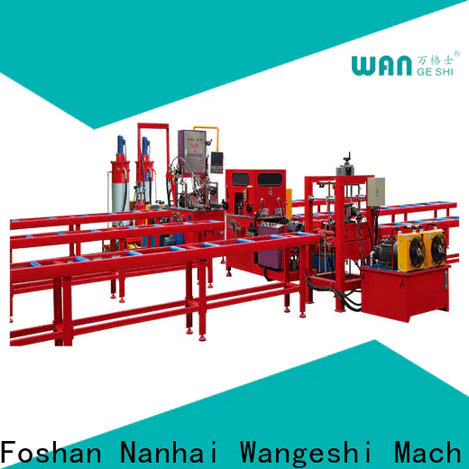 Wangeshi knurling machine supply for alumium profile processing
