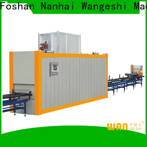 Wangeshi aluminium profile machine company for transfering wood grain on surface of aluminum