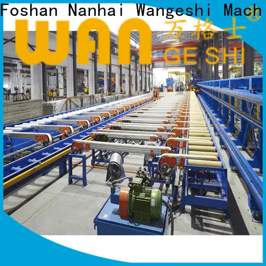 Wangeshi Latest handling table for sale for aluminum profile