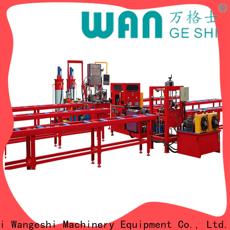 Wangeshi aluminium injection moulding machine suppliers for alumium profile processing