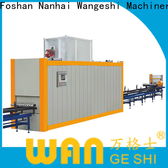 Wangeshi Best transferring machine factory for transfering wood grain on surface of aluminum