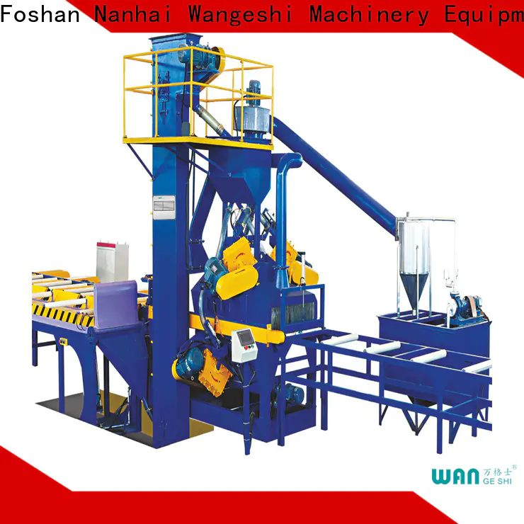 Wangeshi New sandblasting equipment factory for surface finishing
