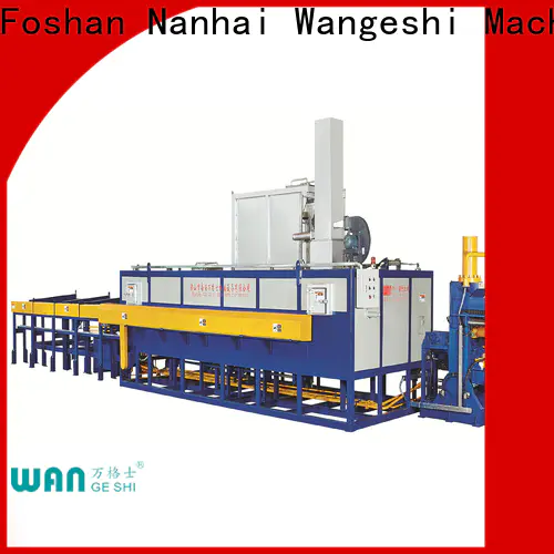 Wangeshi Professional aluminium extrusion equipment suppliers for aluminum extrusion